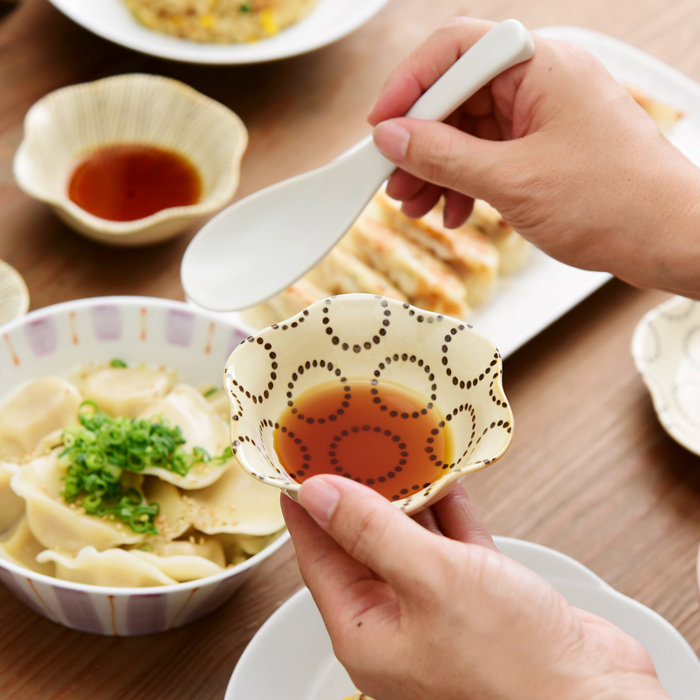 波佐見焼 natural69 粉引釉 利用例