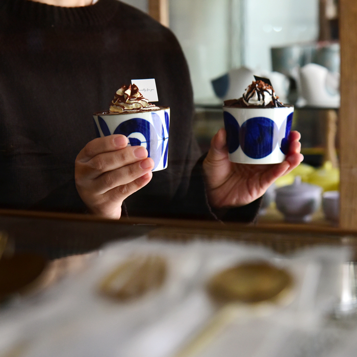 波佐見焼 natural69 焦がし呉須 利用例